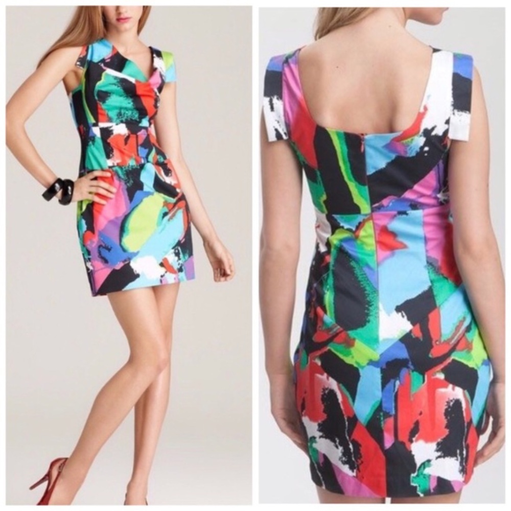Make Offer Black Halo Jackie O Sheath Mini Dress